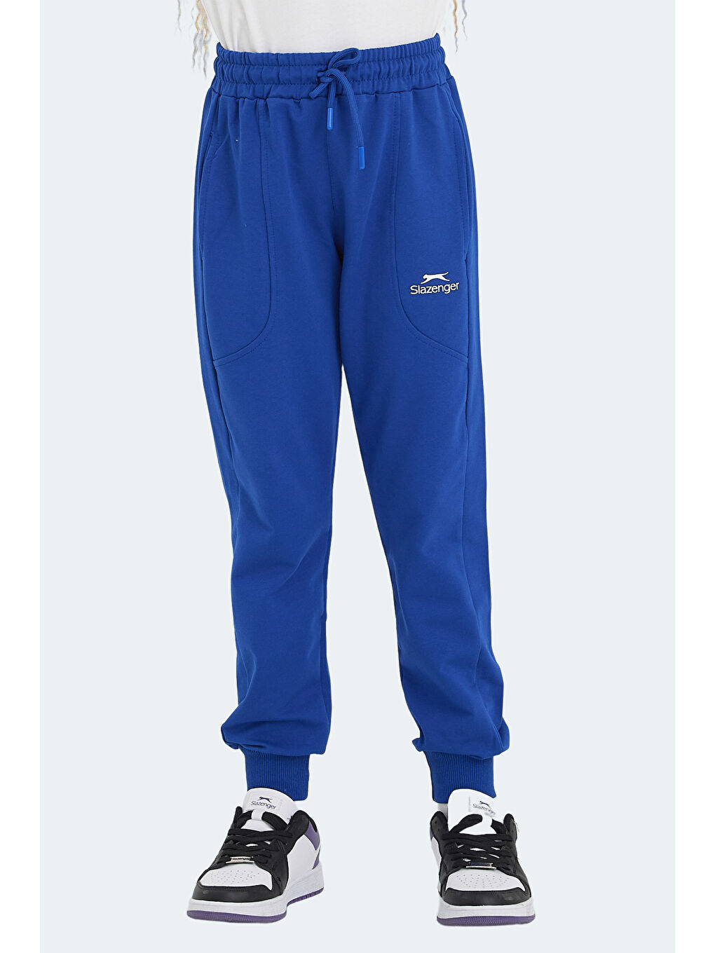 SLAZENGER Saks Unisex Çocuk Eşofman Altı Saks Mavi - 1