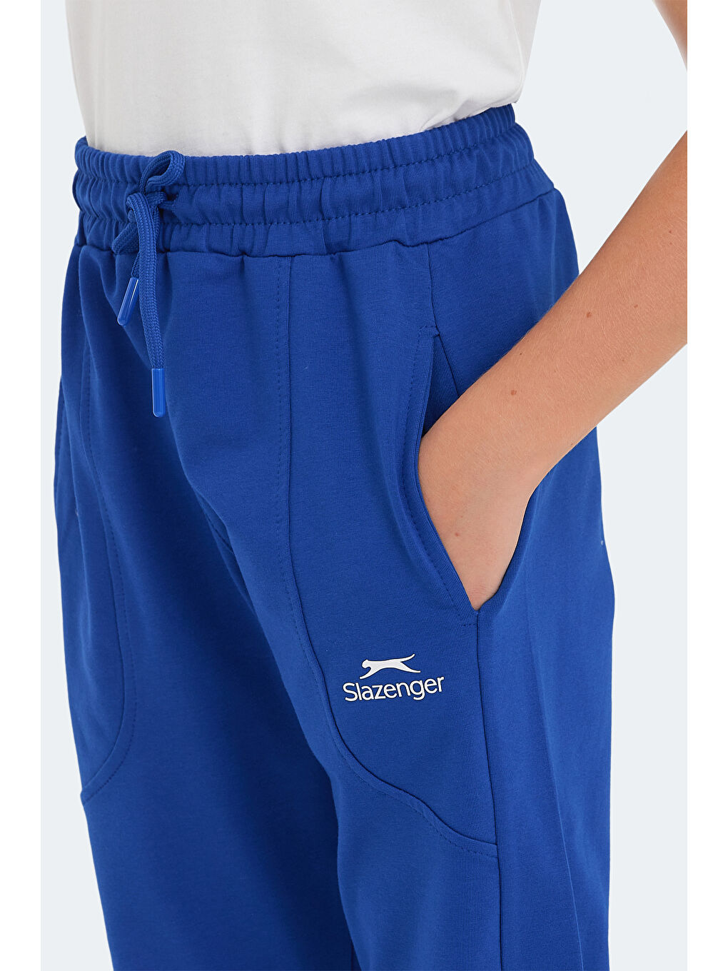 SLAZENGER Saks Unisex Çocuk Eşofman Altı Saks Mavi - 3