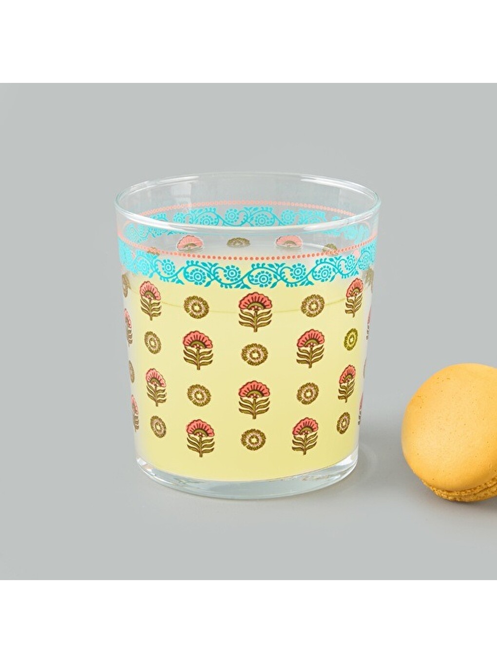 Karışık Dora 4'lü Su Bardağı Seti - Asorti - 380 Ml-1
