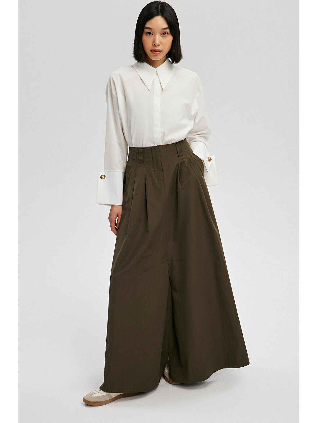 Haki Pensli A Kesim Etek-1