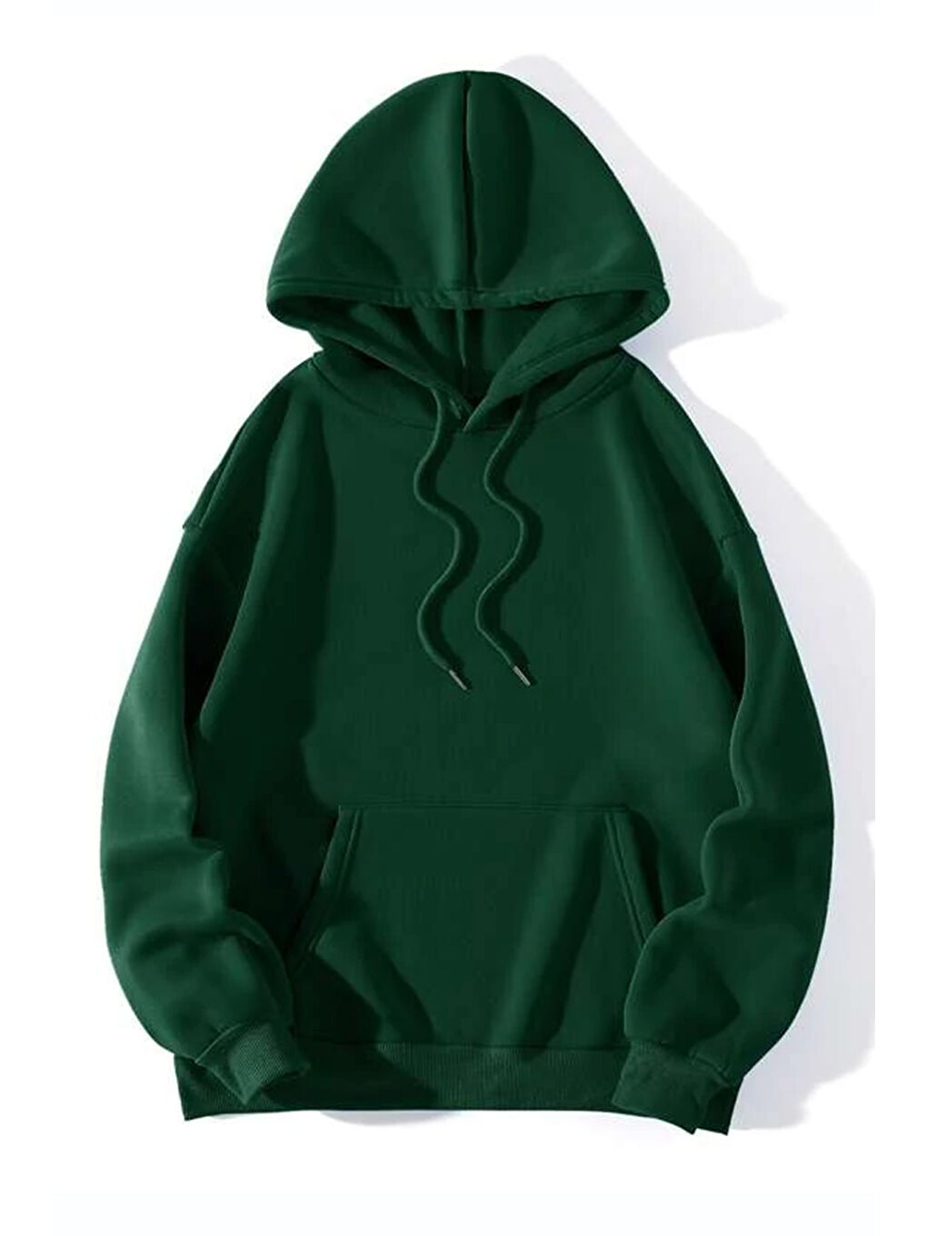 uyguntarz Yeşil Unisex Mantar Baskılı Oversize Hoodie