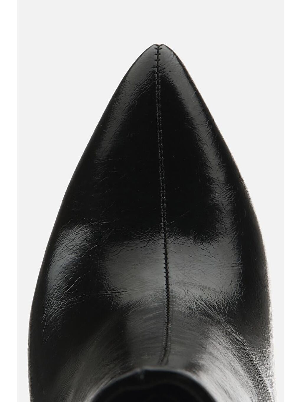 Kadın Siyah Gold Detaylı Sivri Burunlu Topuklu Bot-4