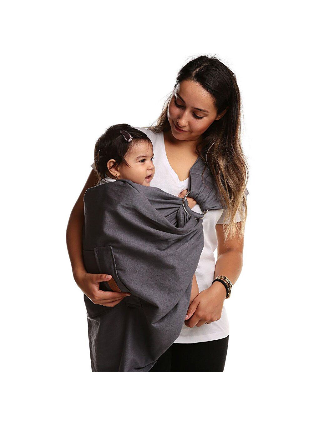 baby plus Gri Wrap Sling Ana Kucağı - 1