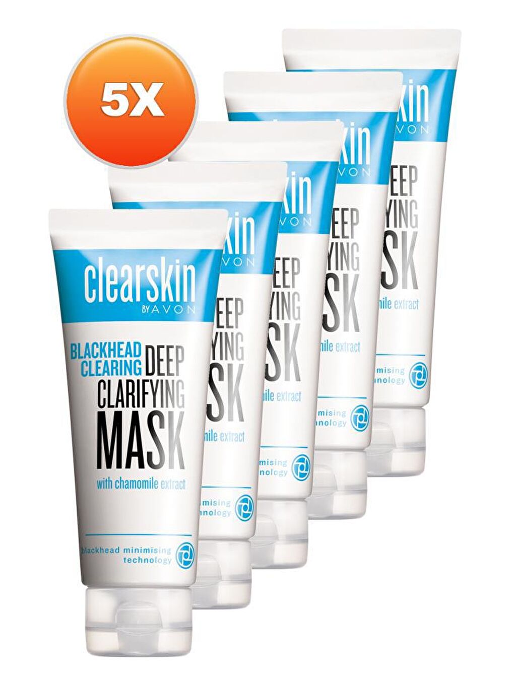 AVON Renksiz Clearskin Siyah Noktalar İçin Maske 75 Ml. Beşli Set - 1