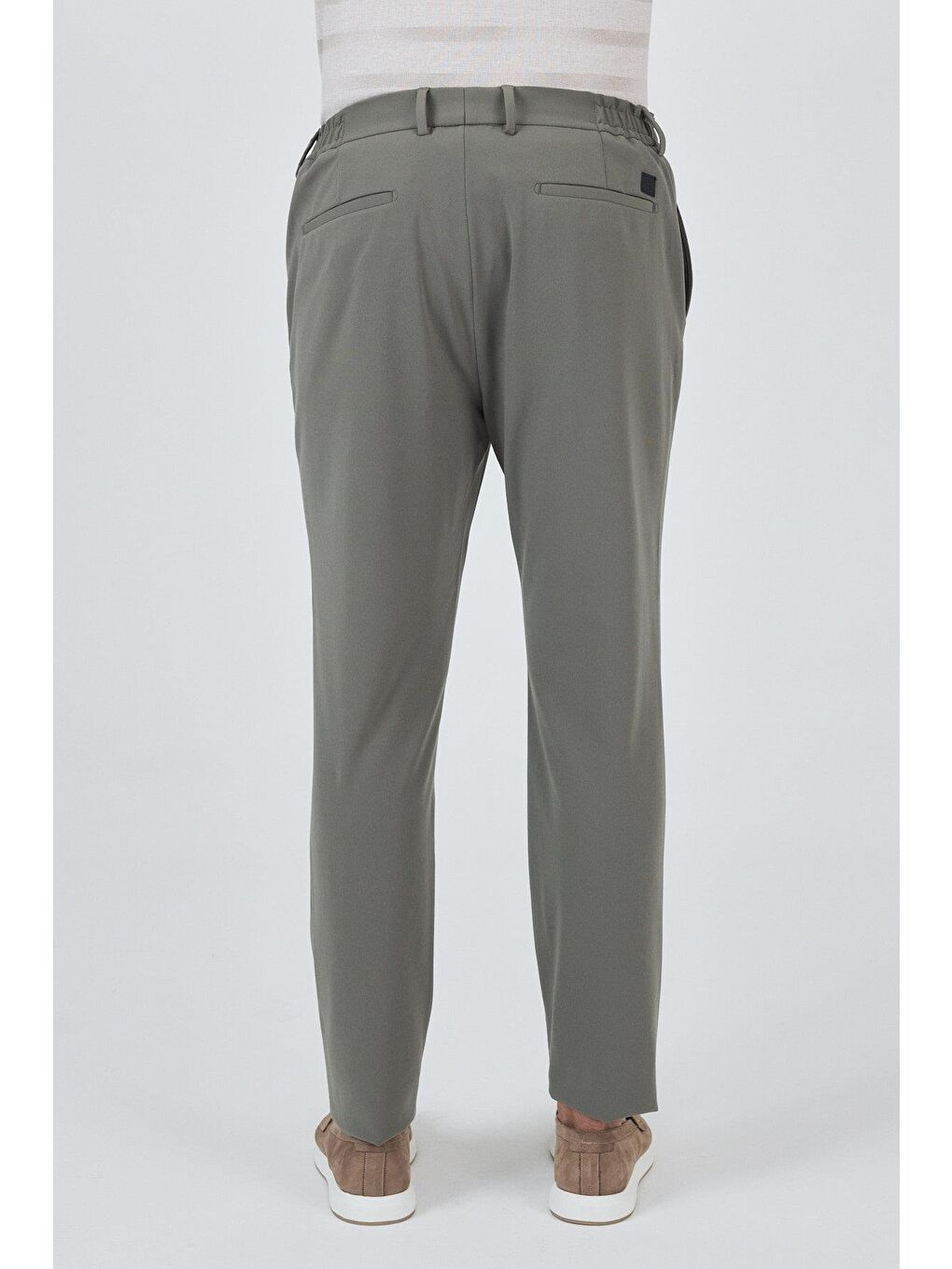 Koyu Yeşil Esnek Yandan Cepli Casual Slim Fit Jogger Pantolon 1003250162-4