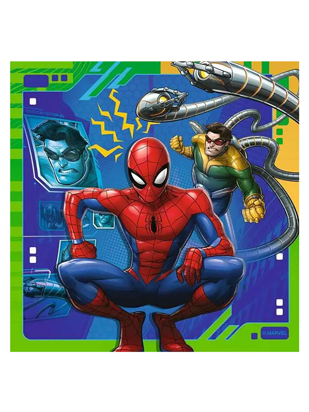 Çocuk Puzzle 3x49 Parça Marvel Spider Man Rpk120041153-2