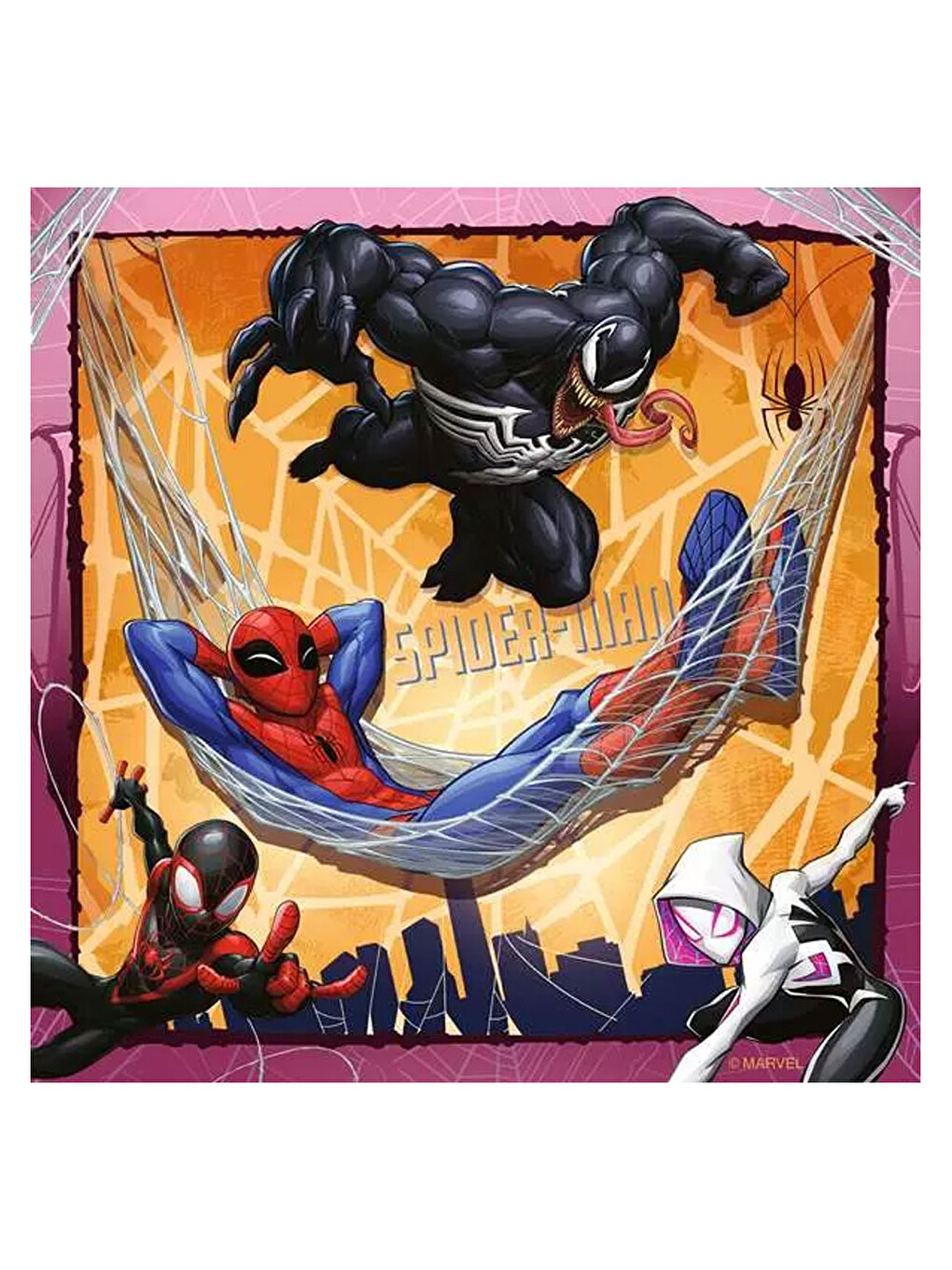 Çocuk Puzzle 3x49 Parça Marvel Spider Man Rpk120041153-4