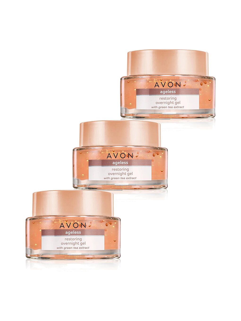 AVON Renksiz True Ageless Jel Gece Kremi 50 Ml. Üçlü Set