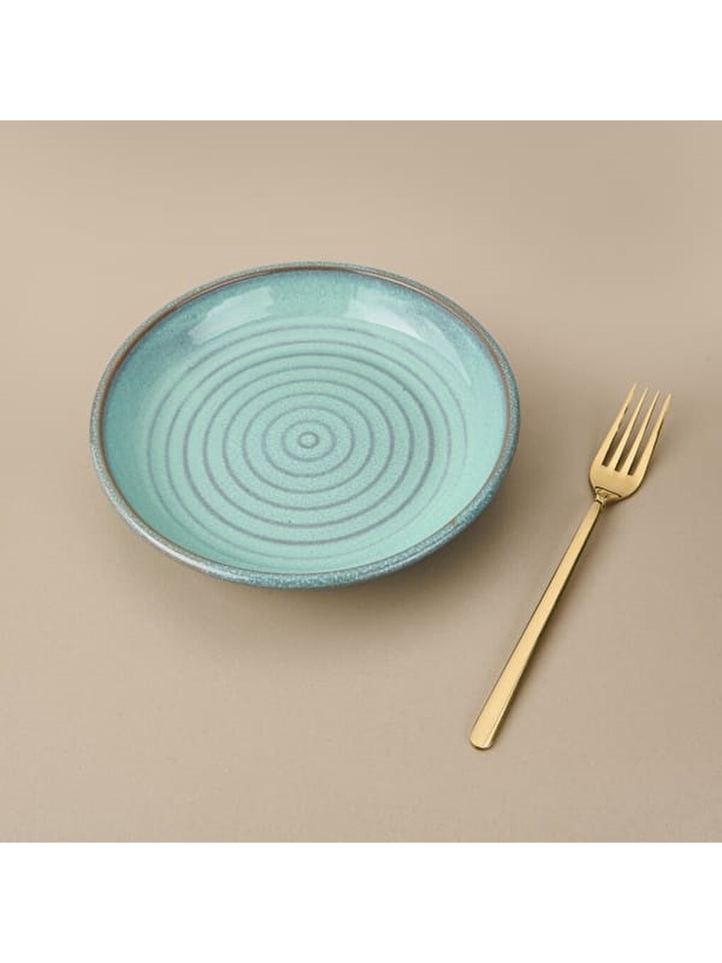 Zest Çukur Tabak - Yeşil - 21 Cm-1