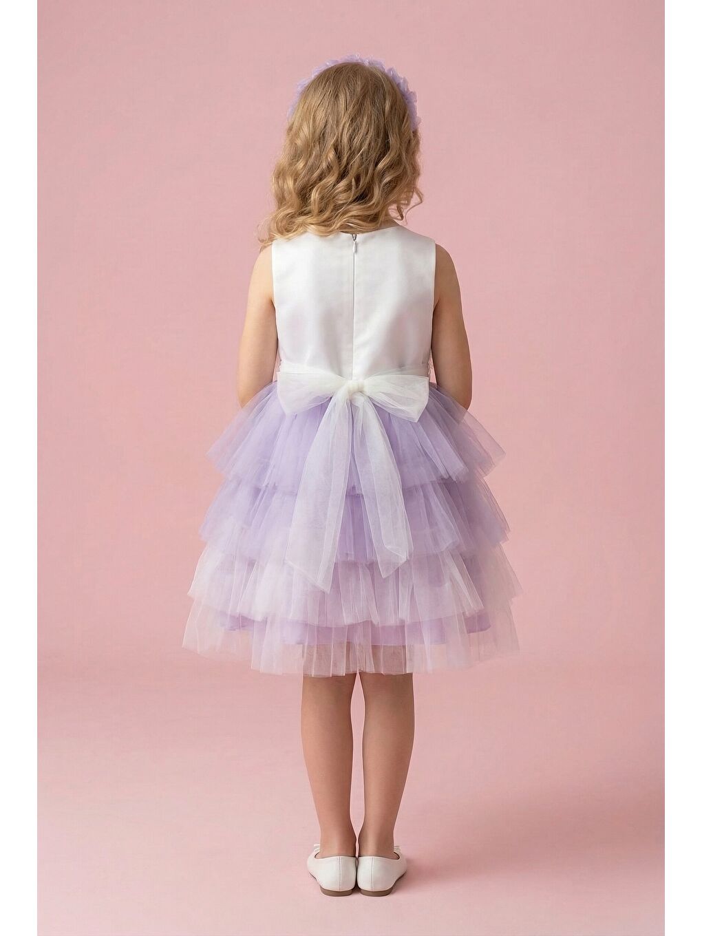 Lila Kız Çocuk Abiye-2