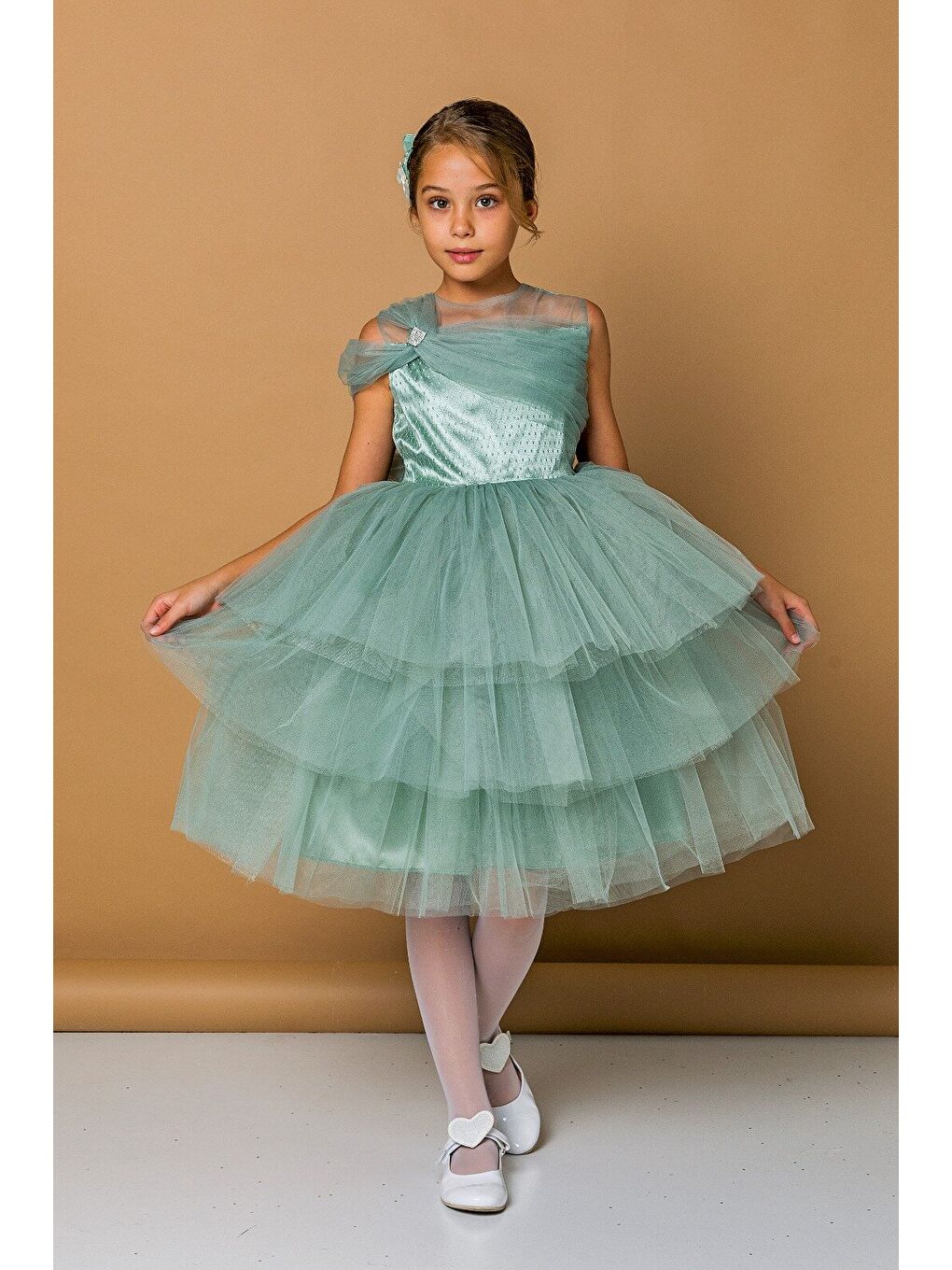 Haki Kız Çocuk Abiye