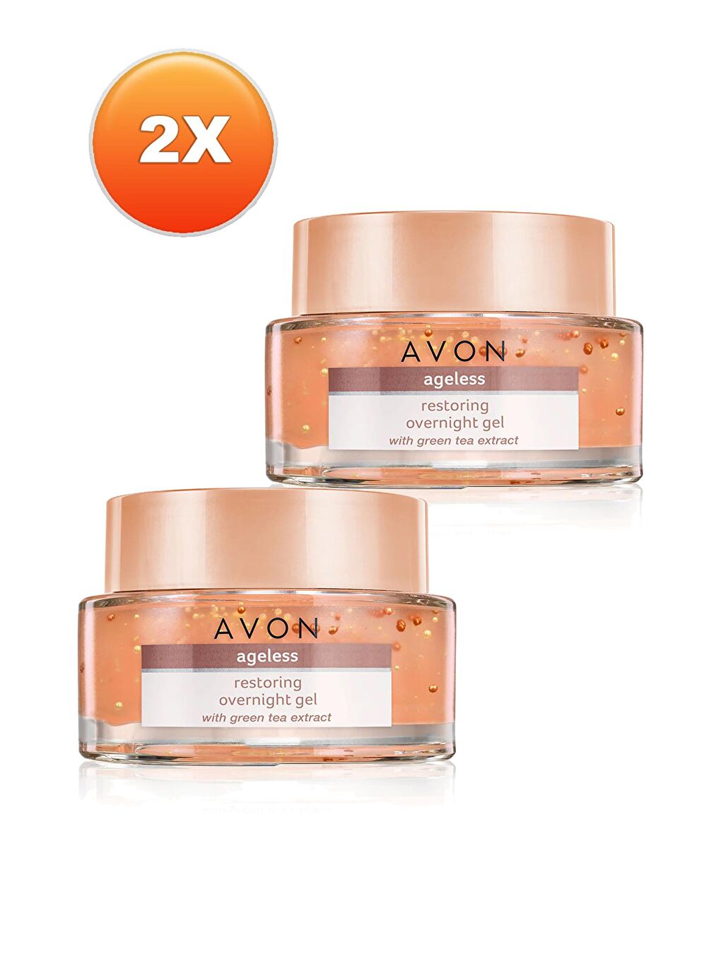 AVON Renksiz True Ageless Jel Gece Kremi 50 Ml. İkili Set - 1