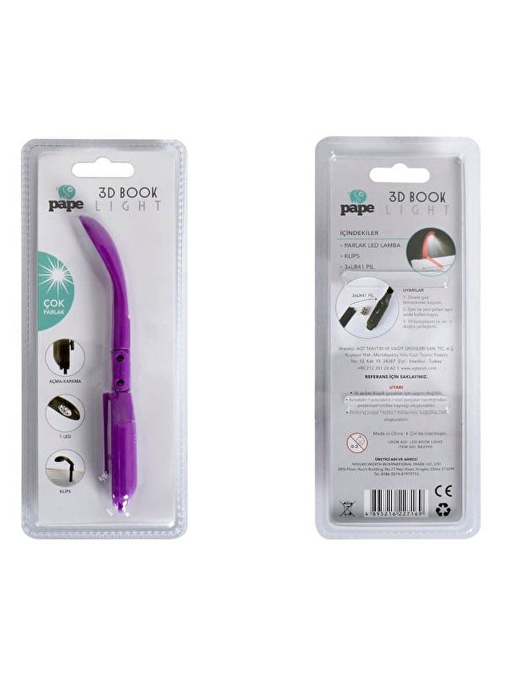 Led Book Light Kitap Okuma Işığı-1