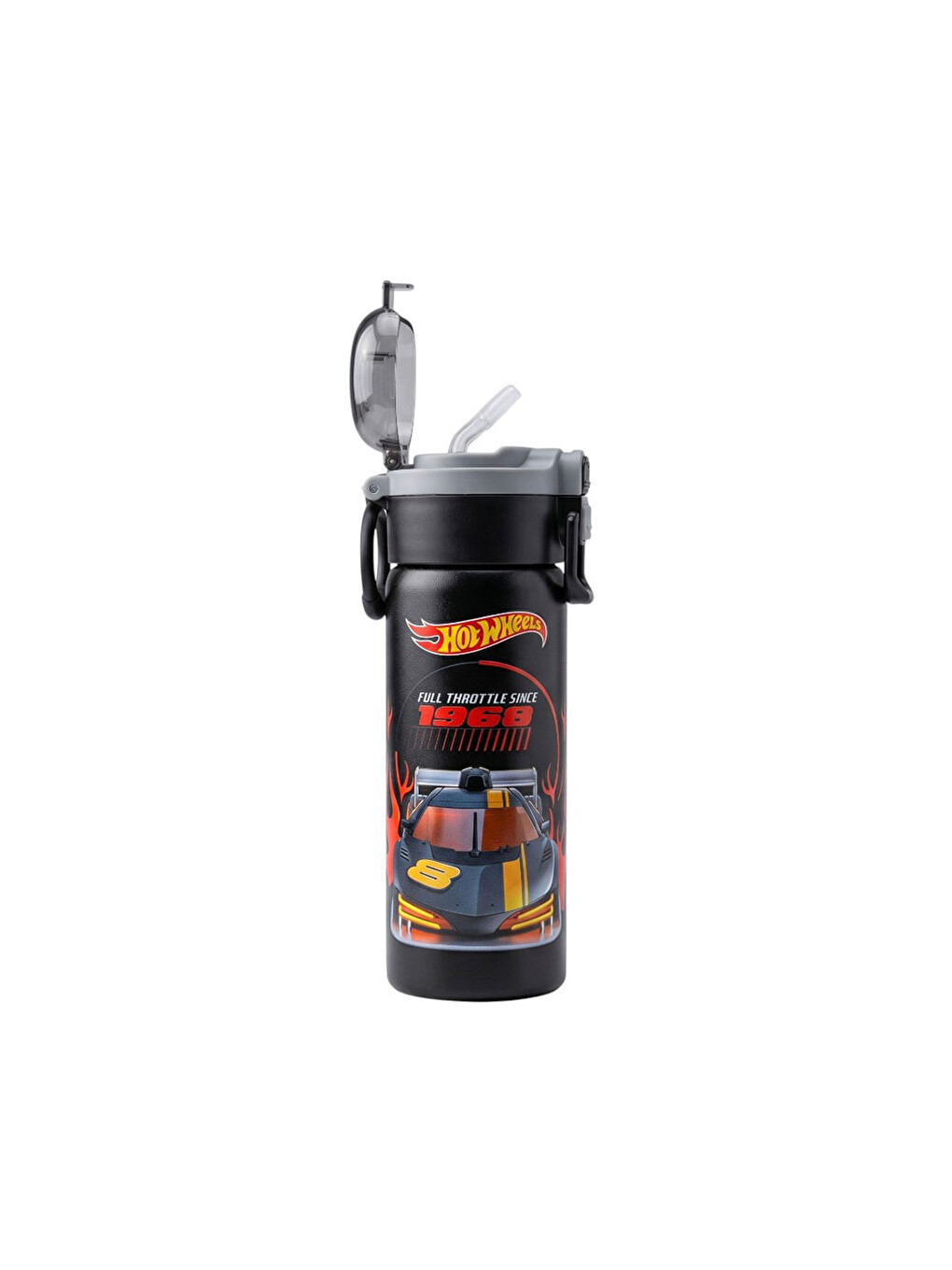 Çift Fonksiyon Kapaklı Çelik Matara 600ml 3821-1