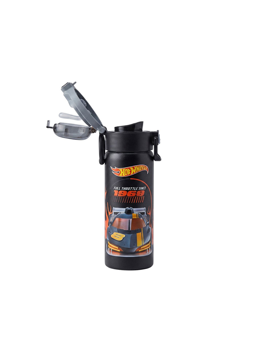 Çift Fonksiyon Kapaklı Çelik Matara 600ml 3821-2