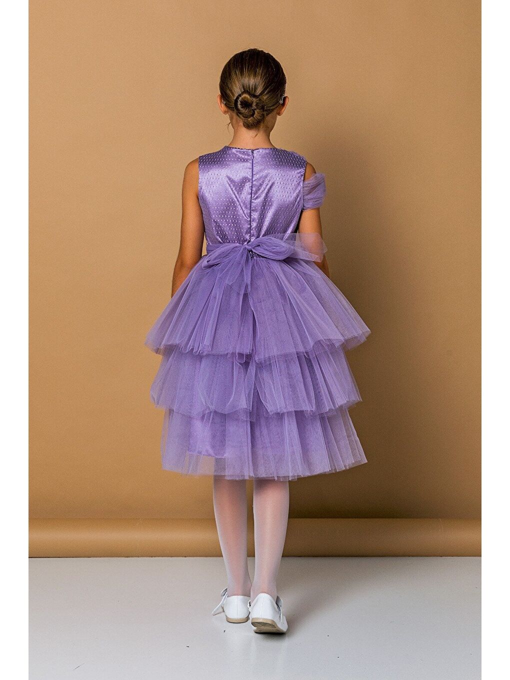 Lila Kız Çocuk Abiye-1