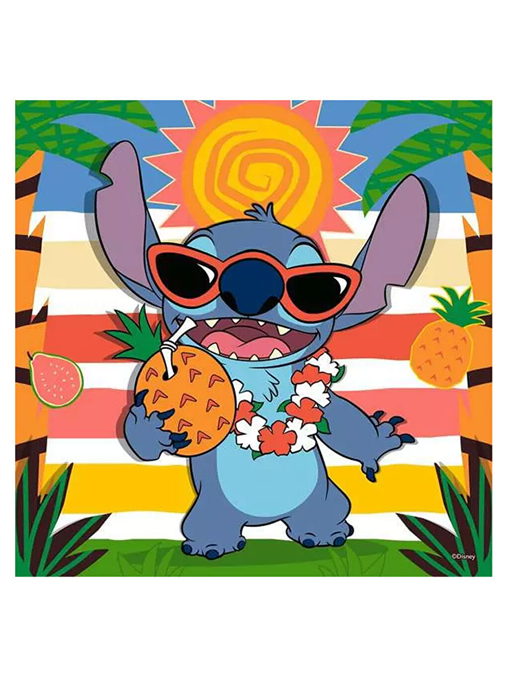 Çocuk Puzzle 3x49 Parça Disney Stitch Rpk120041146-2