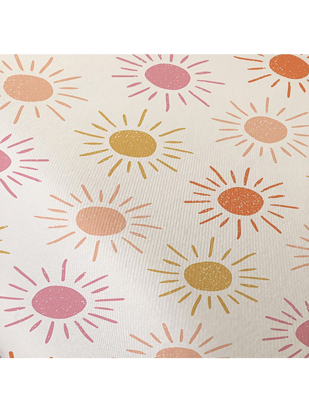 Karışık Güneş Desenli Baskılı Tek Kişilik Lastikli Çarşaf Seti-2