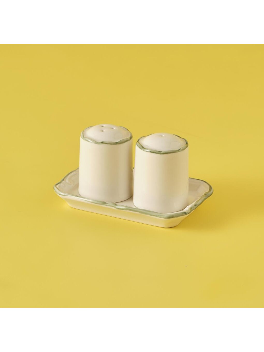 Julia Stoneware Tuzluk-Biberlik Yeşil