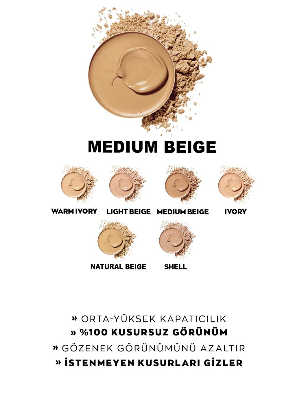 Flawless Pata Krem Fondöten 9 Gr. Medium Biege-1
