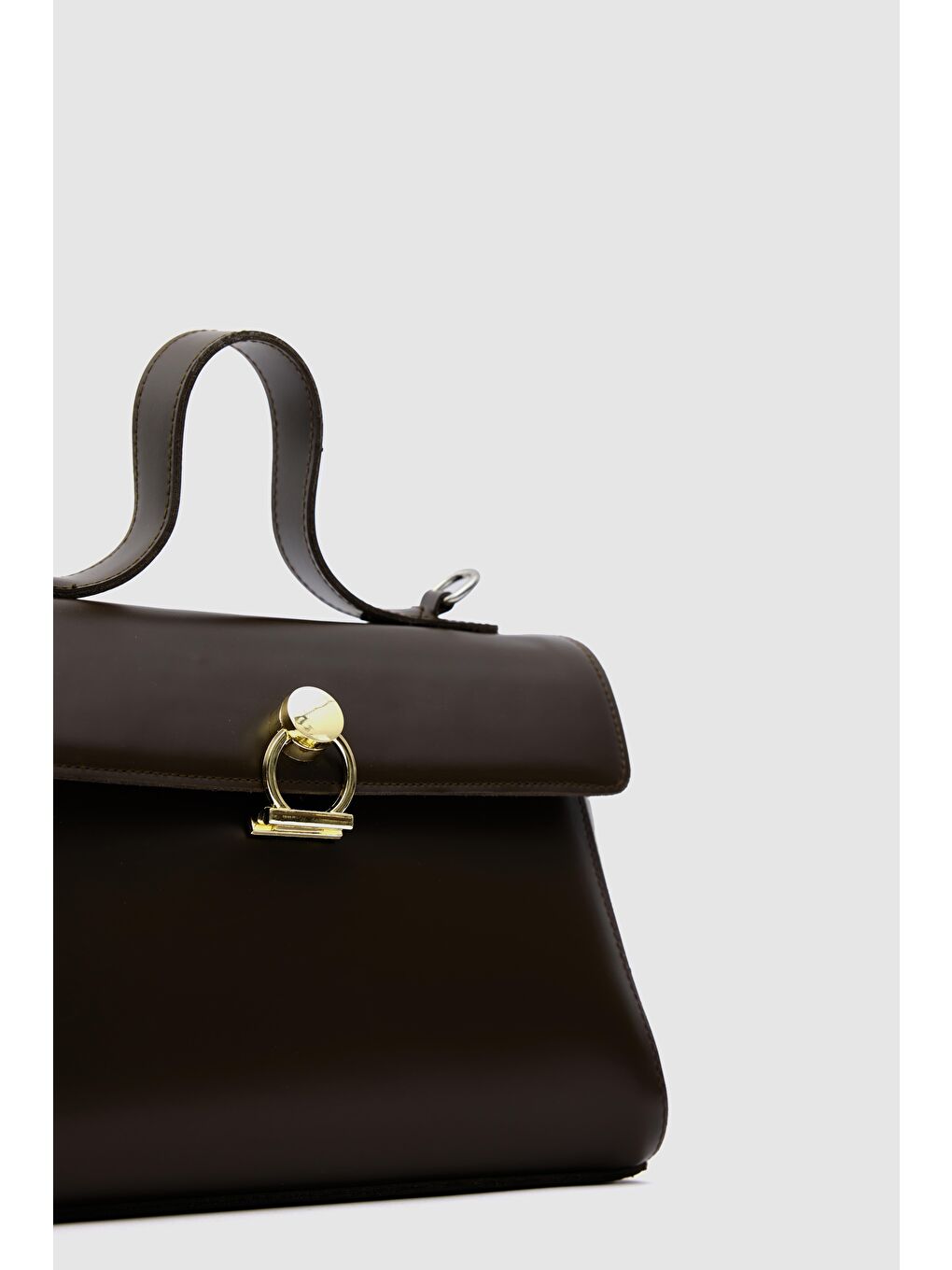 Kahverengi Alexa Midi Çapraz Çanta Kahve-6