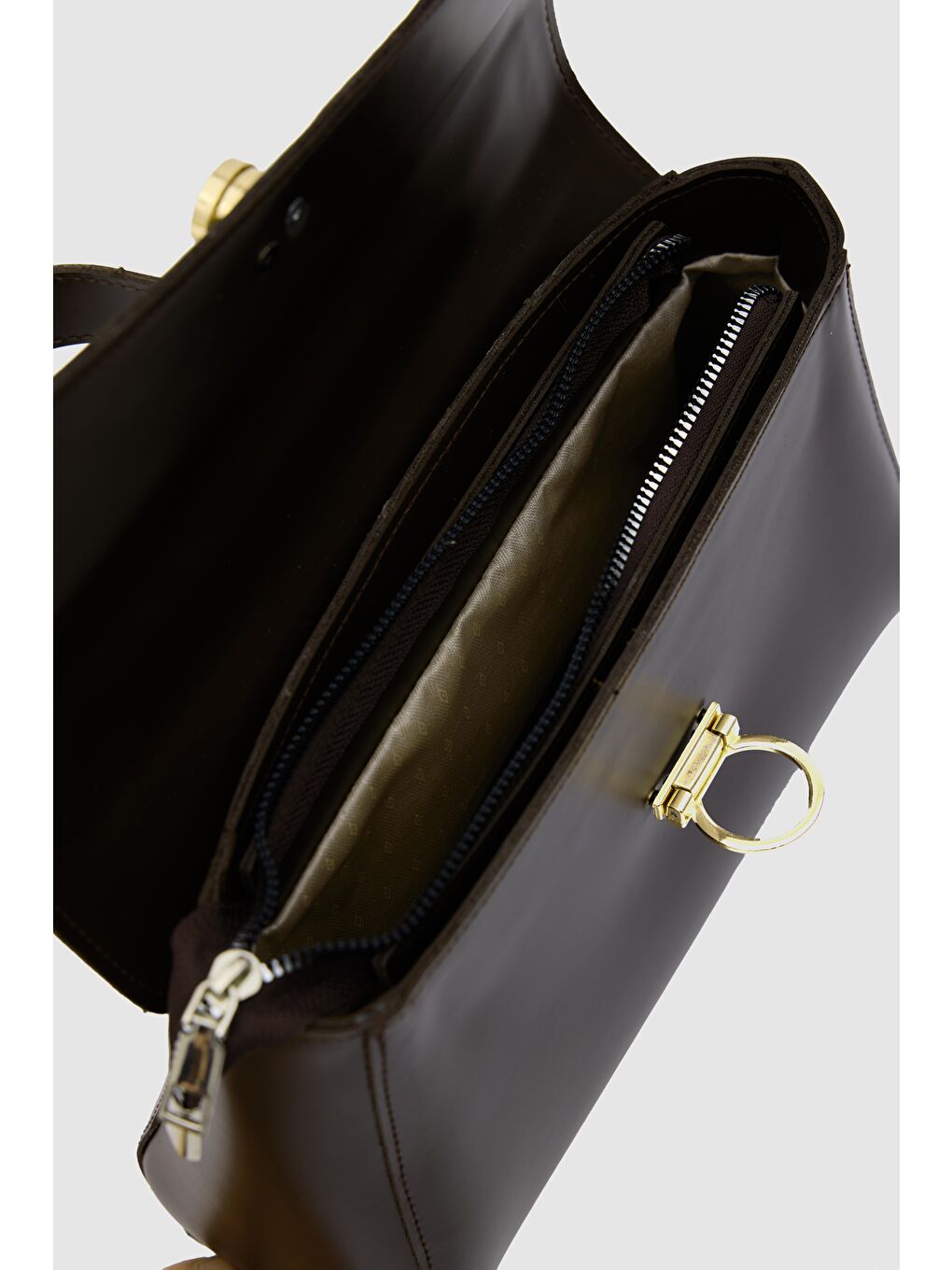 Kahverengi Alexa Midi Çapraz Çanta Kahve-8