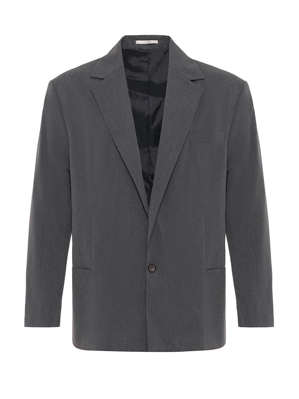 VAMOSCLO Antrasit Oversize Blazer Ceket