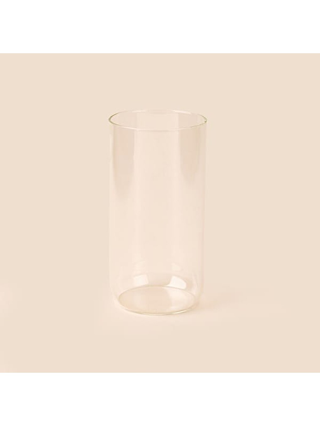 Renksiz 4'lü Cam Bardak - Şeffaf - 460 ml-1