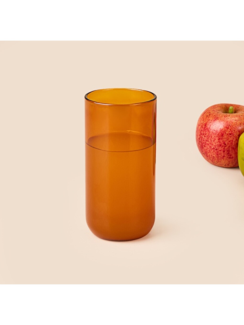 Sarı 4'lü Cam Bardak - Amber - 460 Ml-2