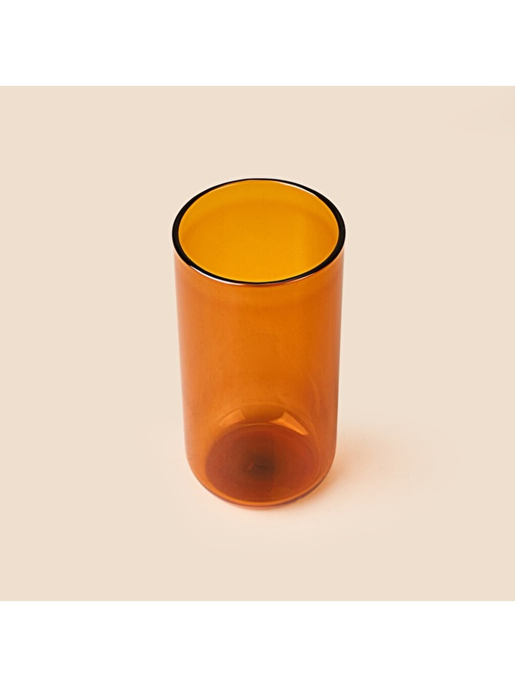 Sarı 4'lü Cam Bardak - Amber - 460 Ml-3