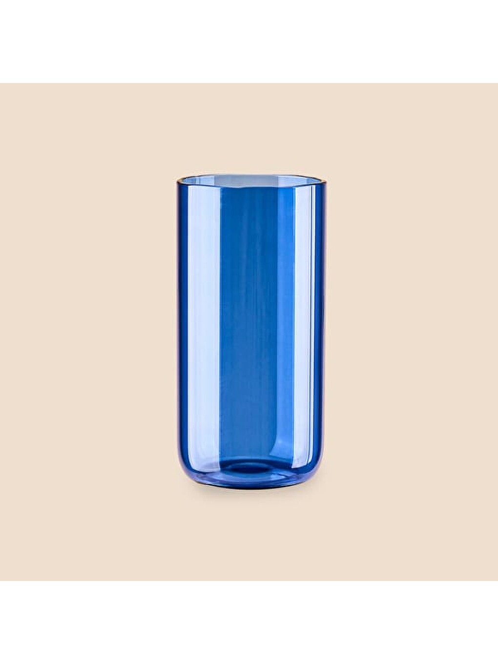 4'lü Cam Bardak - Mavi - 460 Ml-1