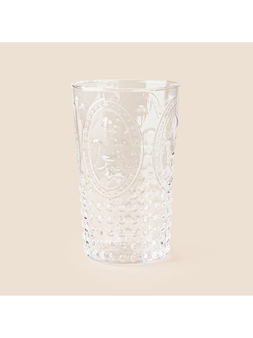 Renksiz Fleur De Lis Bardak - Şeffaf - 500 Ml