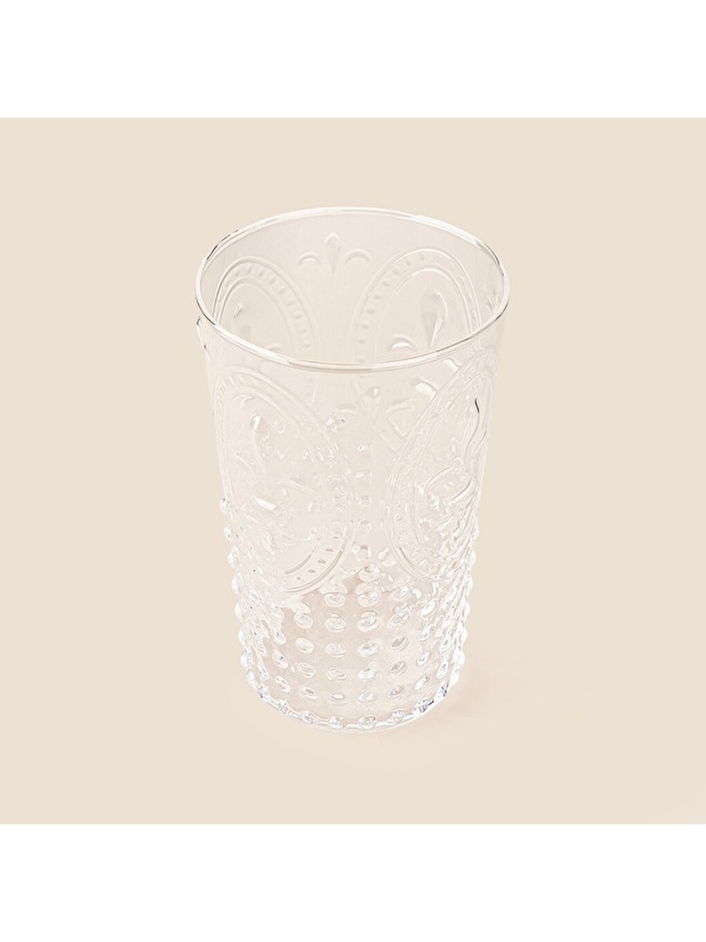 Renksiz Fleur De Lis Bardak - Şeffaf - 500 Ml-1