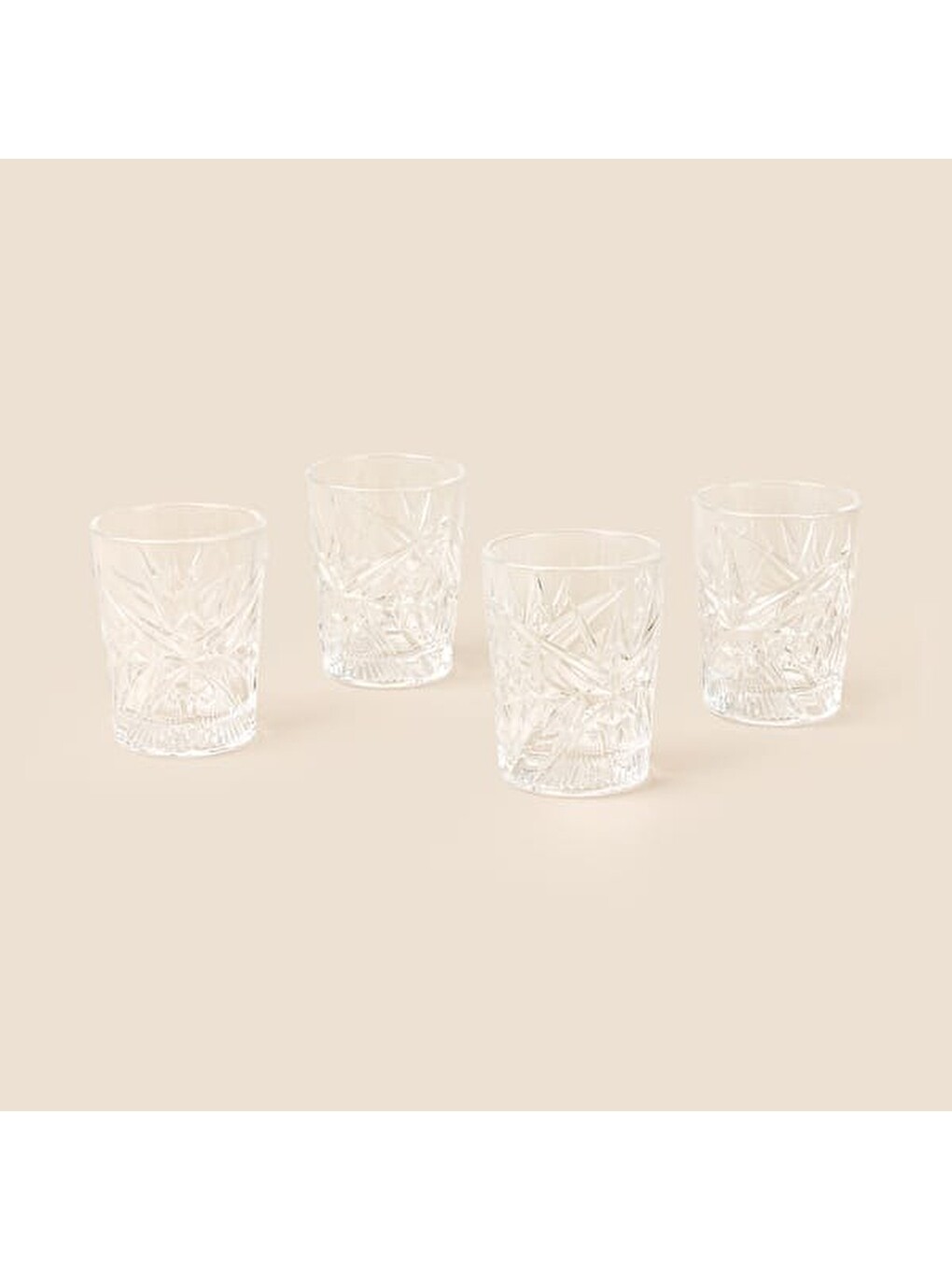 Renksiz Cielo 4'lü Meşrubat Ve Su Bardağı - Şeffaf - 100 Ml