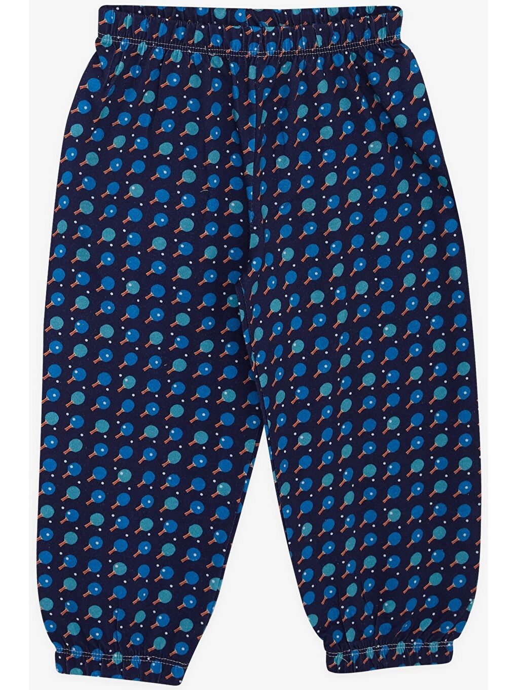 Erkek Bebek Pijama Takımı Raket Desenli Lacivert (9 Ay)-3