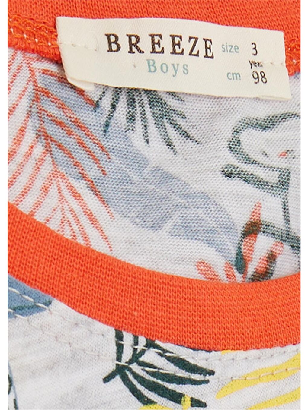 Erkek Bebek Pijama Takımı Orman Temalı Hayvancık Desenli Gri Melanj (9 Ay)-5