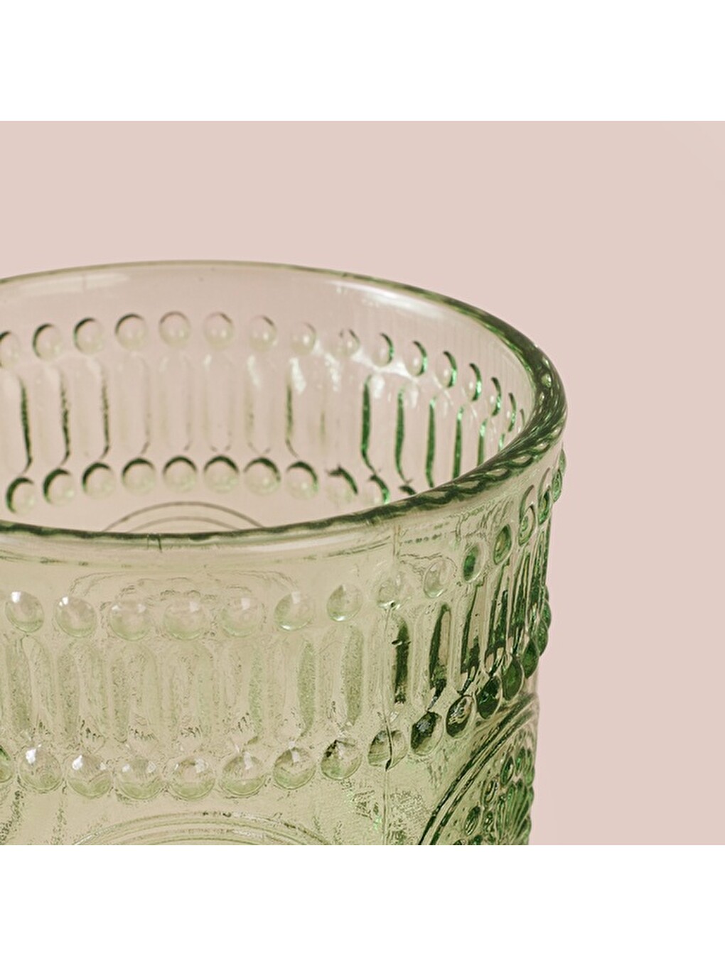 Tekli Meşrubat Ve Su Bardağı - Yeşil - 360 Ml-2