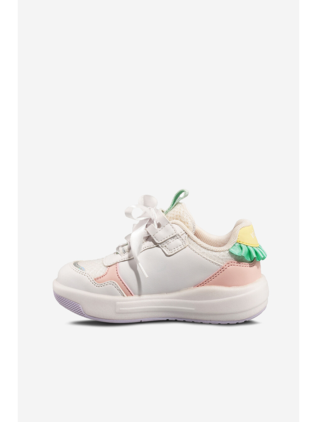 Tracy Işıklı Kız Bebek Beyaz Sneaker-2