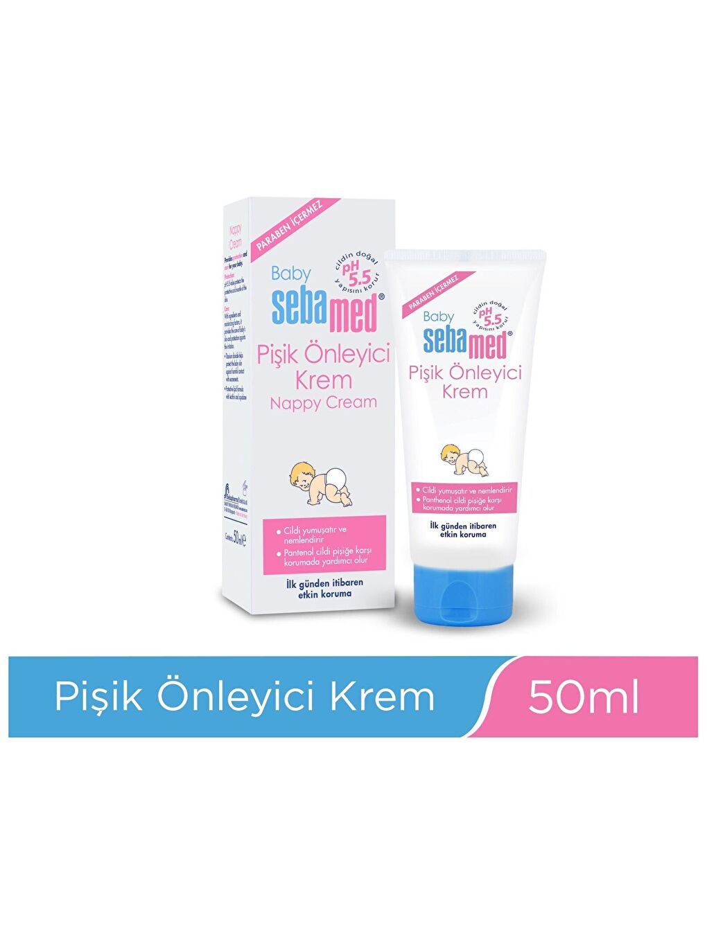 Sebamed Baby Renksiz Sebamed Bebe Pişik Önleyici Krem 50 ml - 1