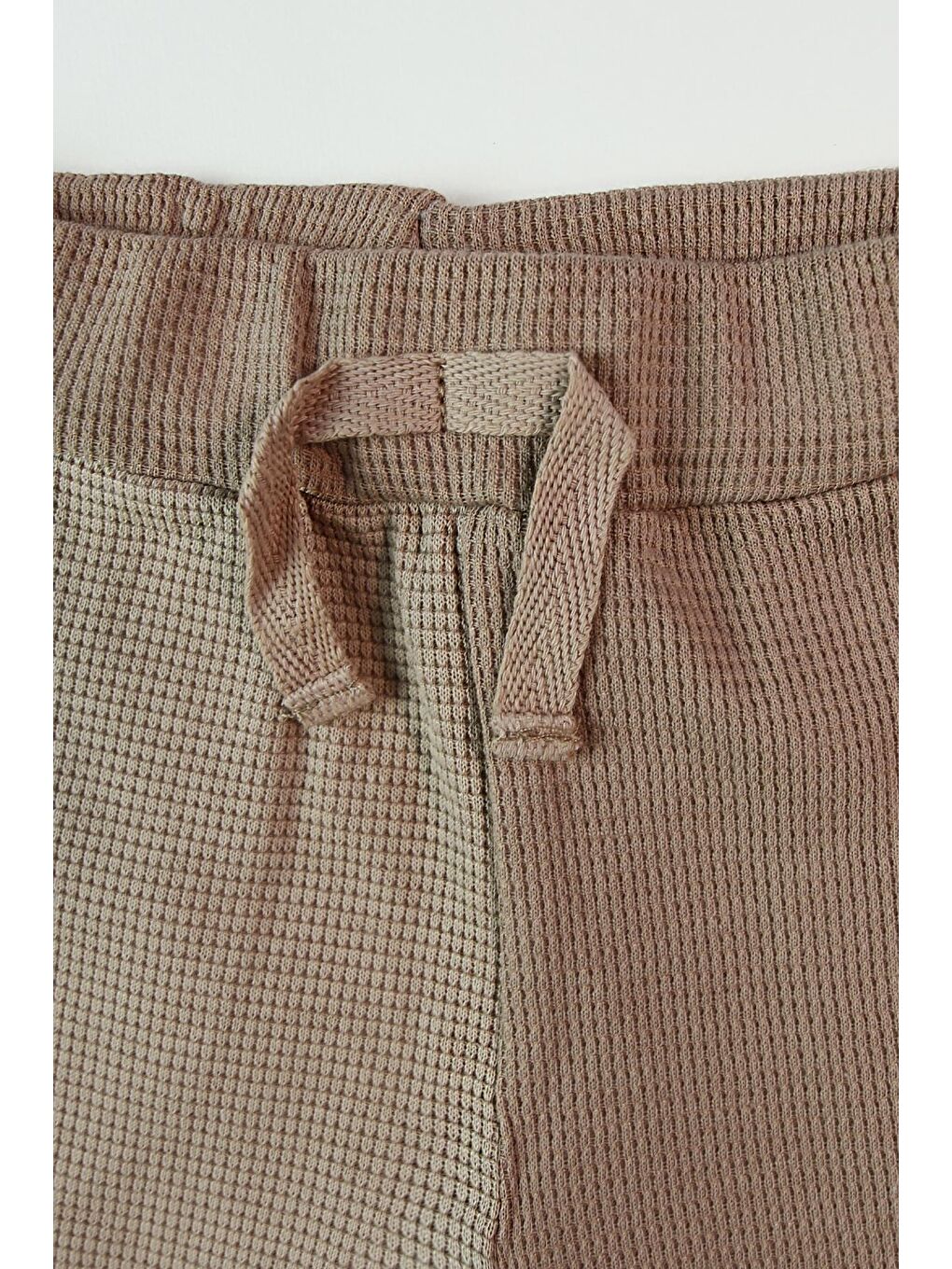 Kahverengi Erkek Bebek Kahve Desen Kısa Kollu Şortlu Basic Alt Üst Takım-6