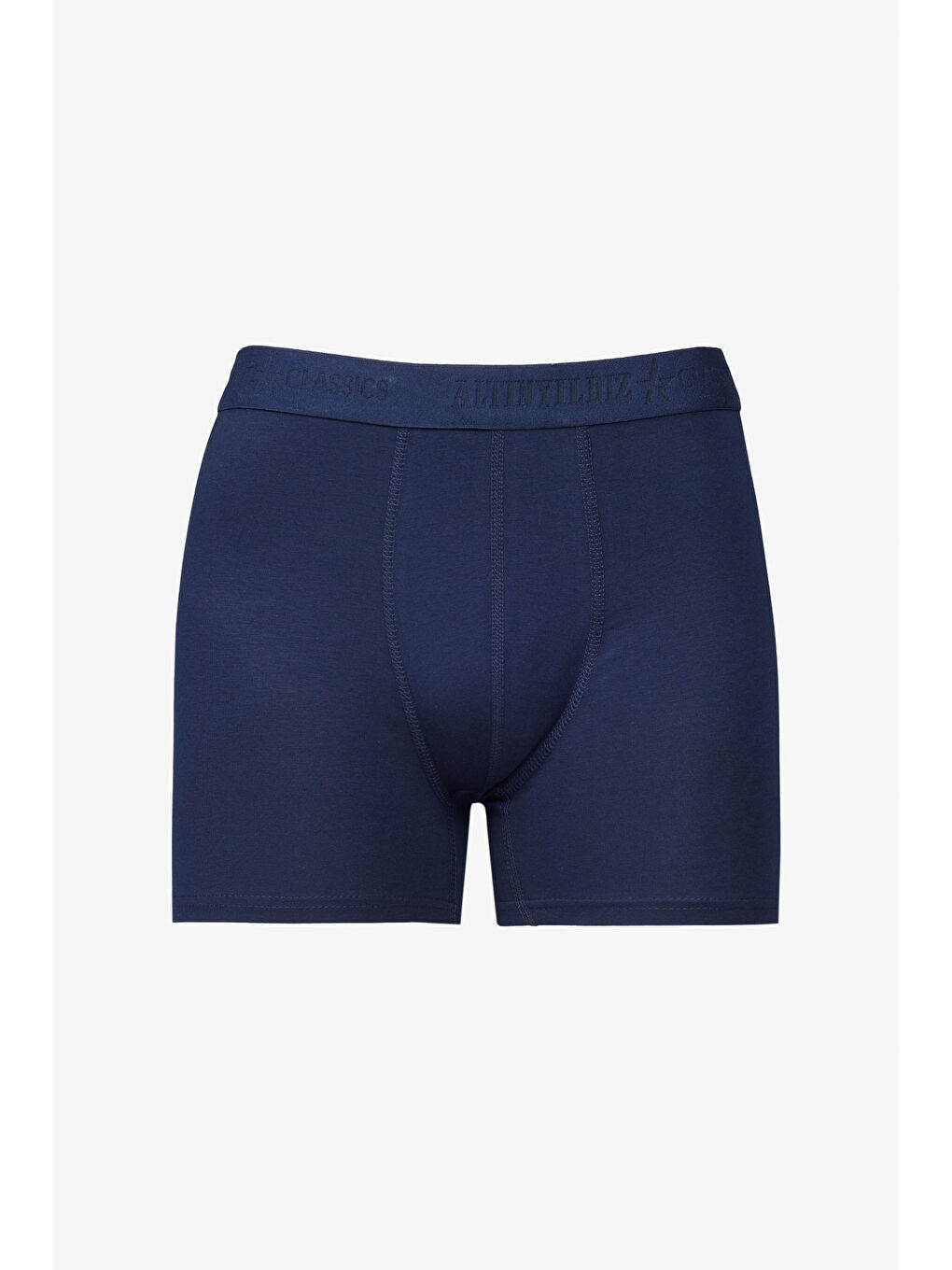 Erkek Siyah-Lacivert Premium Pamuklu 2'li Paket Esnek Boxer-1