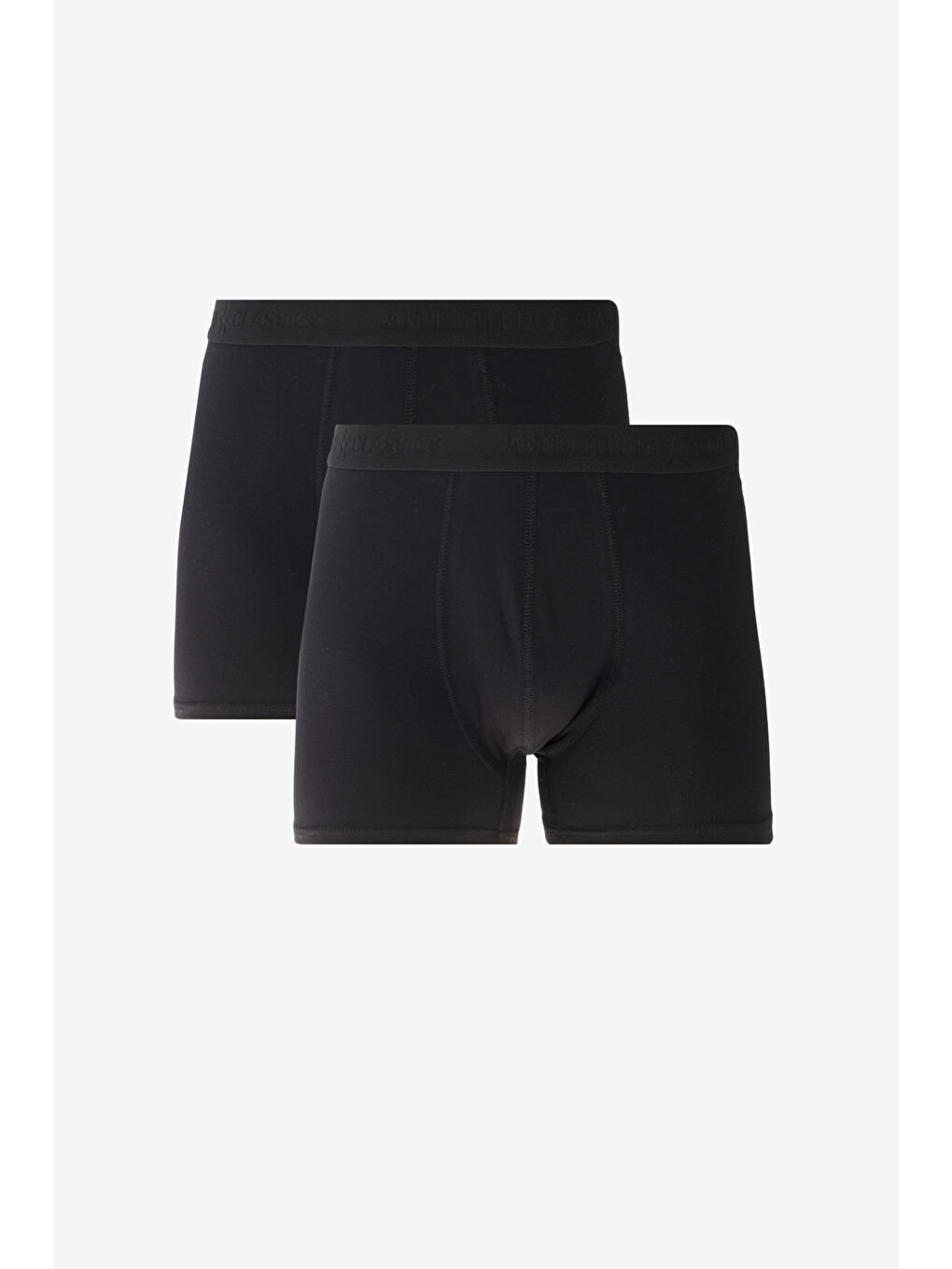 Erkek Siyah Premium Pamuklu 2'li Paket Esnek Boxer