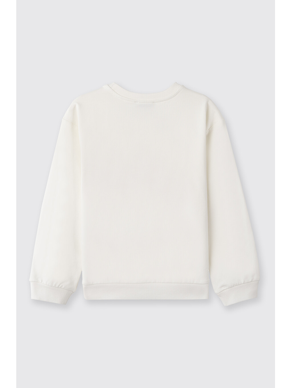 Ekru Liberty Kumaş Kız Çocuk Sweatshirt-3