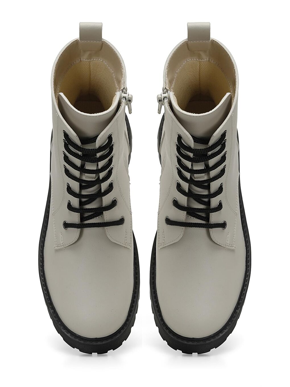 TRX23K-132 3PR Bej Kadın Biker Bot-3