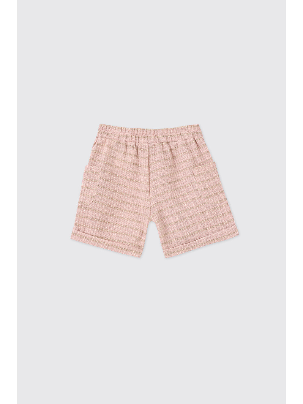 Pembe Kız Çocuk Pudra Şort-1