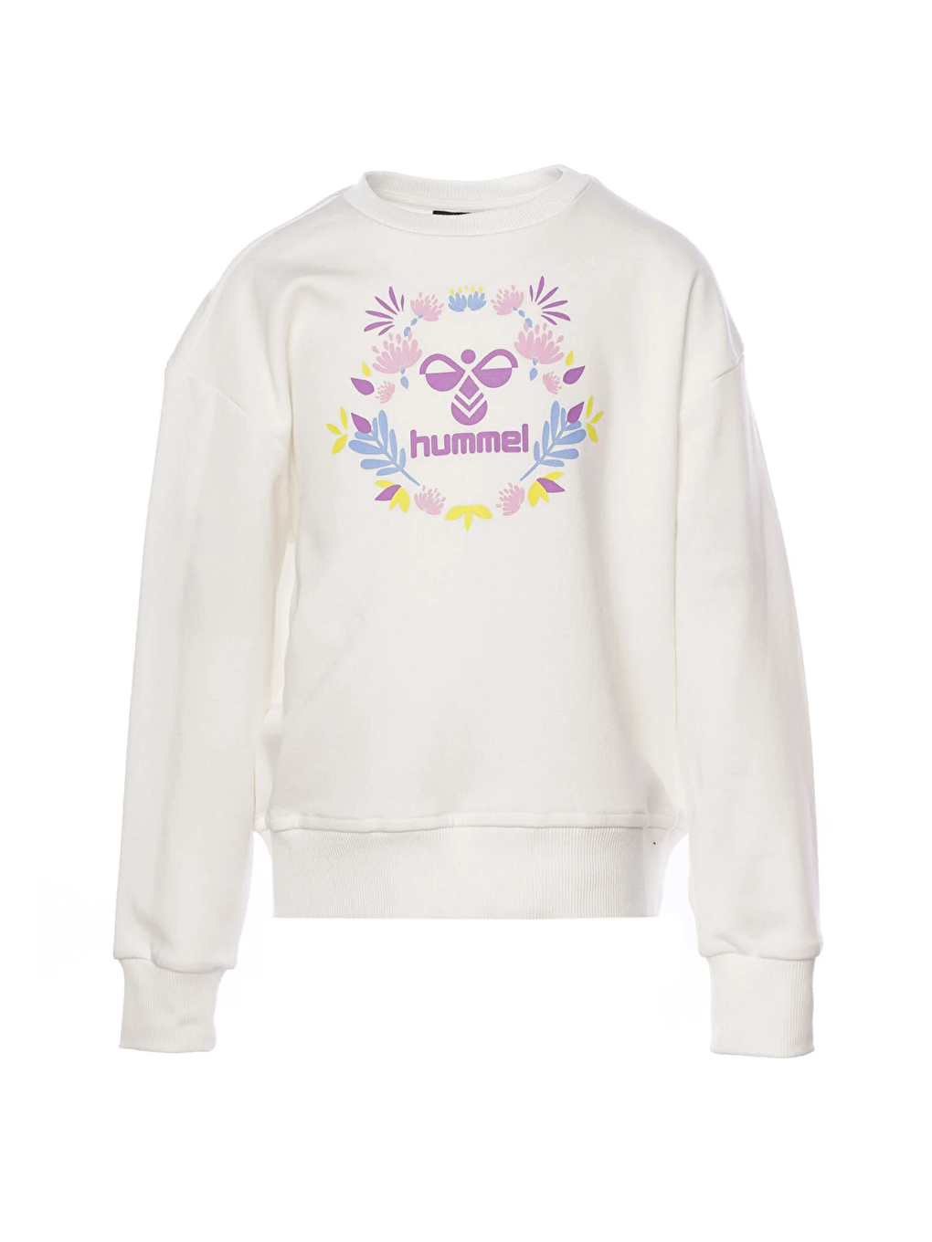 Colby Kız Çocuk Beyaz Yuvarlak Yaka Sweatshirt-1