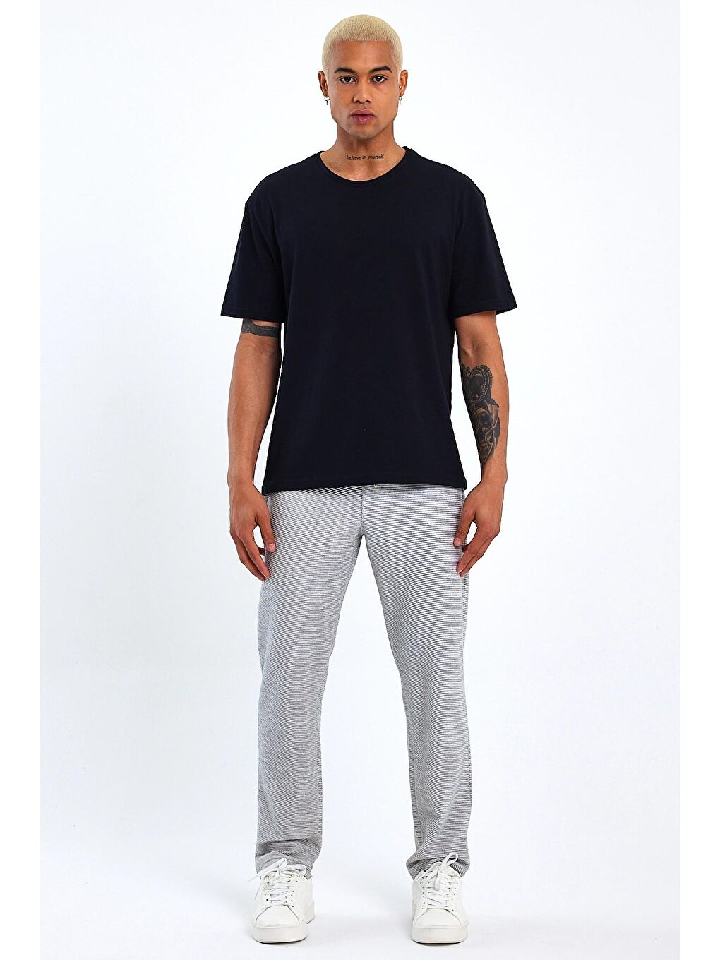 Gri Regular Fit İnce Erkek Eşofman Altı SPR23EA350