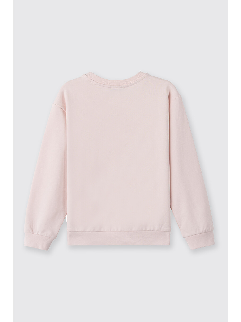 Pembe Liberty Kumaş Kız Çocuk Sweatshirt-3