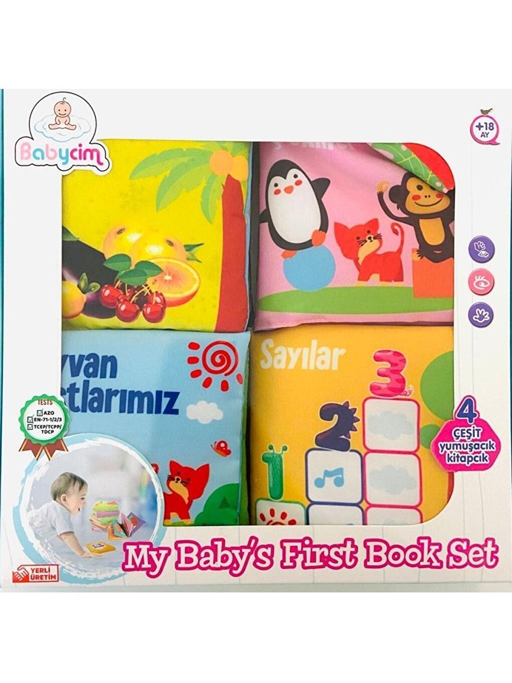 Babycim Renksiz Bebeğimin İlk Kitap Seti