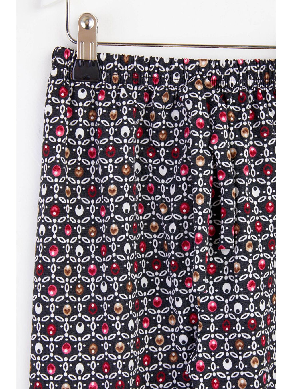 Kız Çocuk Siyah Desenli Şalvar - 25442-1